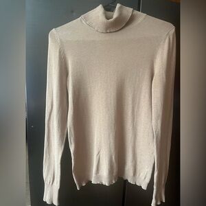 GAP Classic Beige Turtleneck Sweater